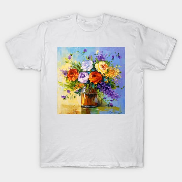 Bouquet of roses T-Shirt by OLHADARCHUKART
